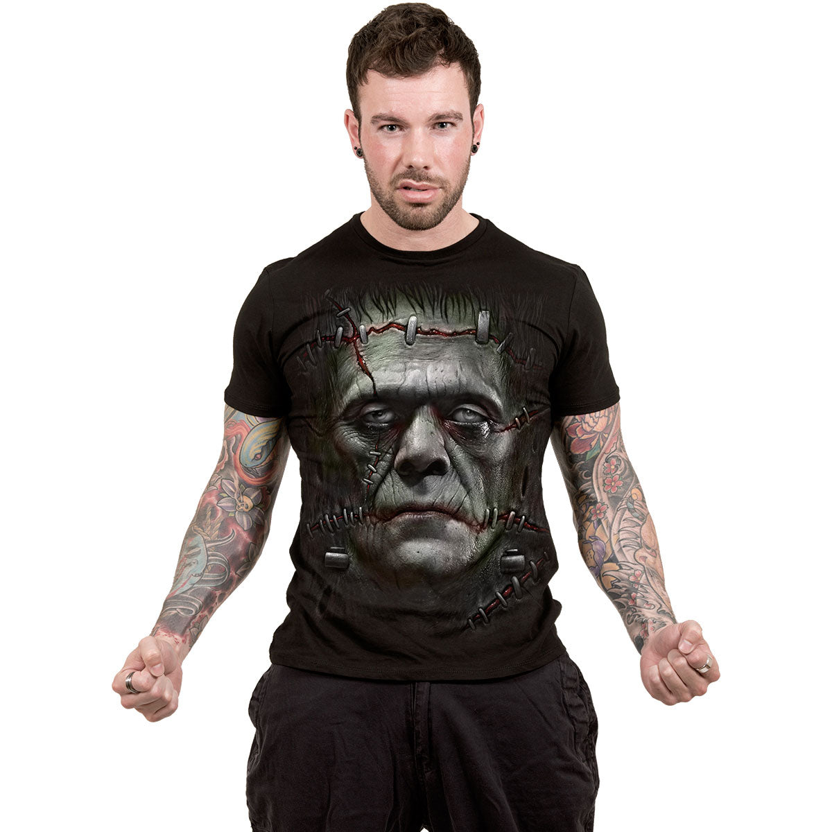 Spiral Unisex T-Shirt: It Lives (Black) (Back Print)