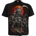Spiral Unisex T-Shirt: Harbingers (Black) (Back Print)