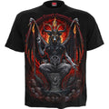 Spiral Unisex T-Shirt: Baphomet (Black) (Back Print)