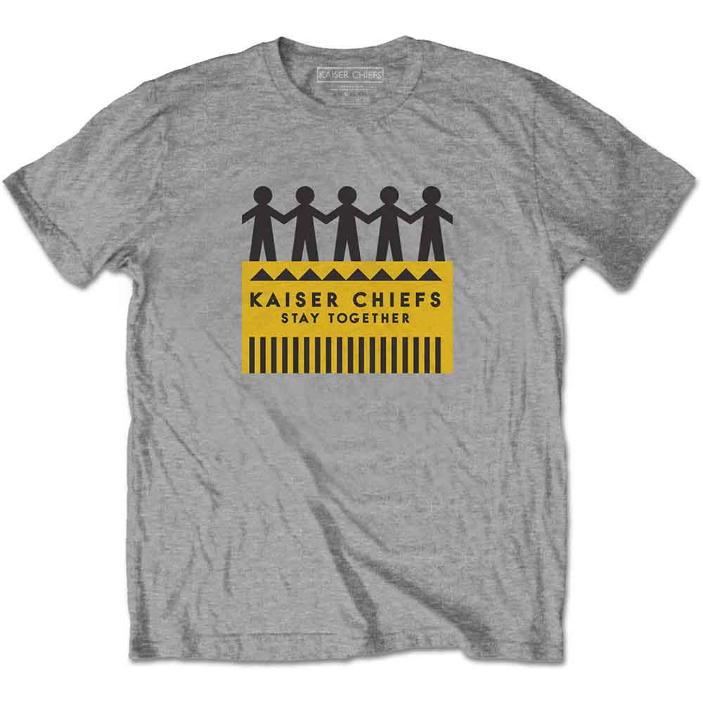Kaiser Chiefs Unisex T-Shirt: Paper Dolls (Grey)