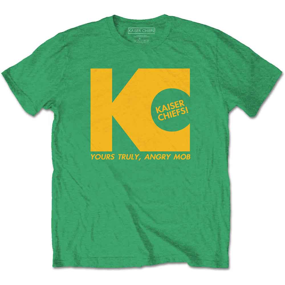 Kaiser Chiefs Unisex T-Shirt: Yours Truly (Irish Green)
