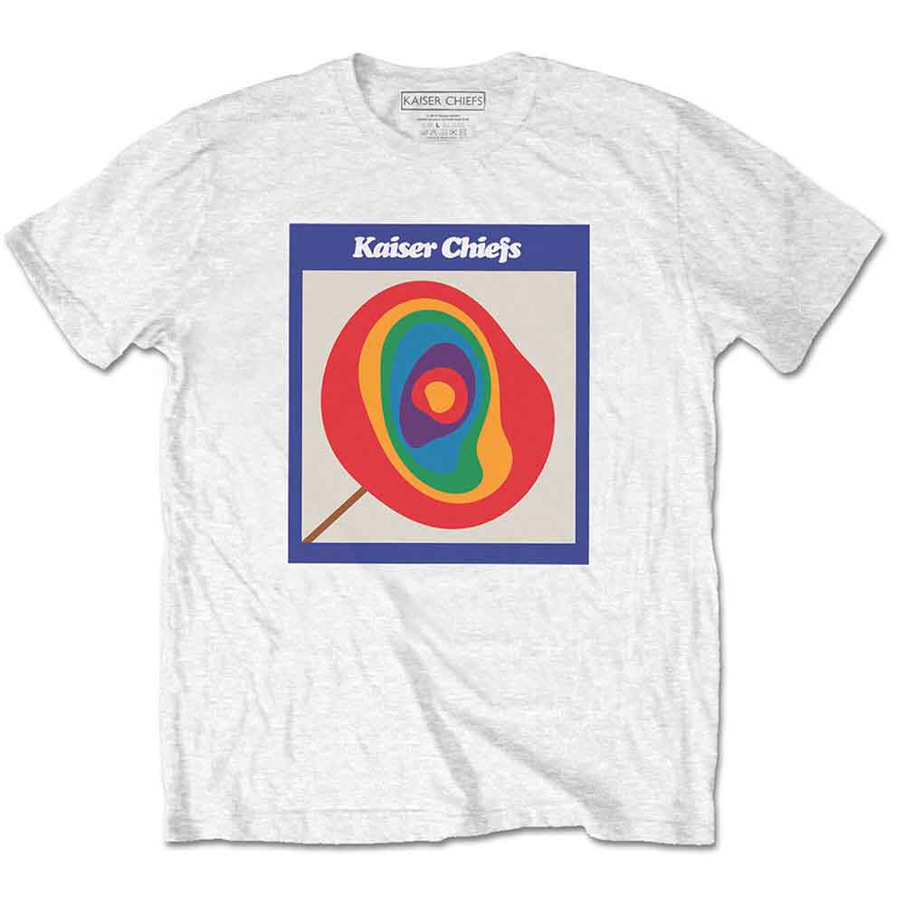 Kaiser Chiefs Unisex T-Shirt: Lollipop (White)