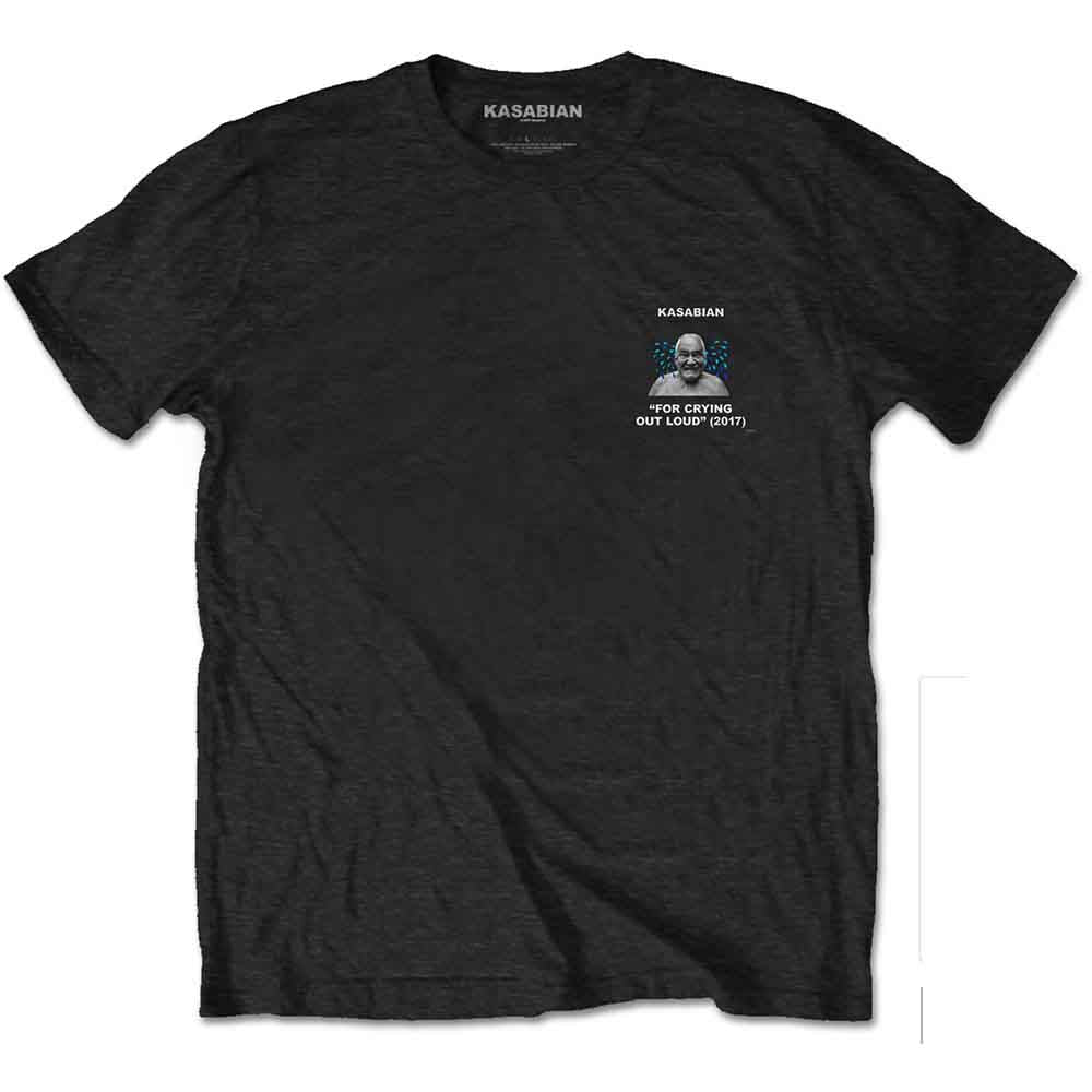 Kasabian Unisex T-Shirt: For Crying Out Loud (Black) (Back Print)