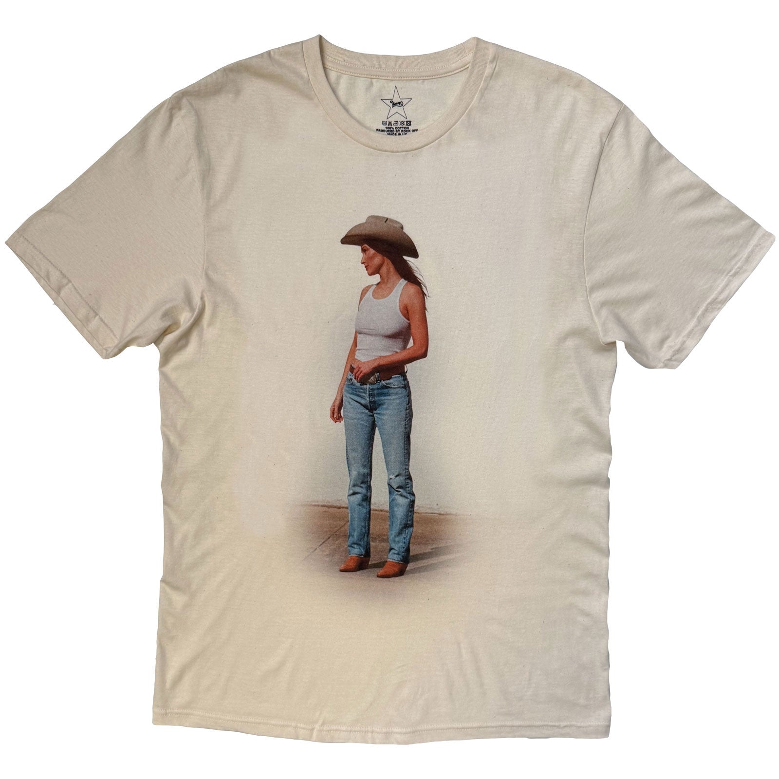 Kacey Musgraves Unisex T-Shirt: Middle Of Nowhere (Natural) (Back Print)