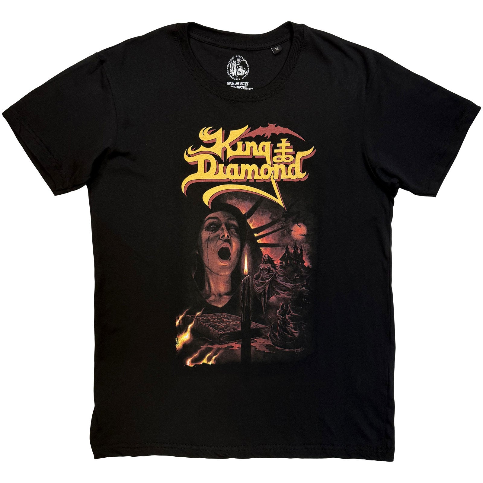 King Diamond Unisex T-Shirt: Fatal Portrait Collage (Black)