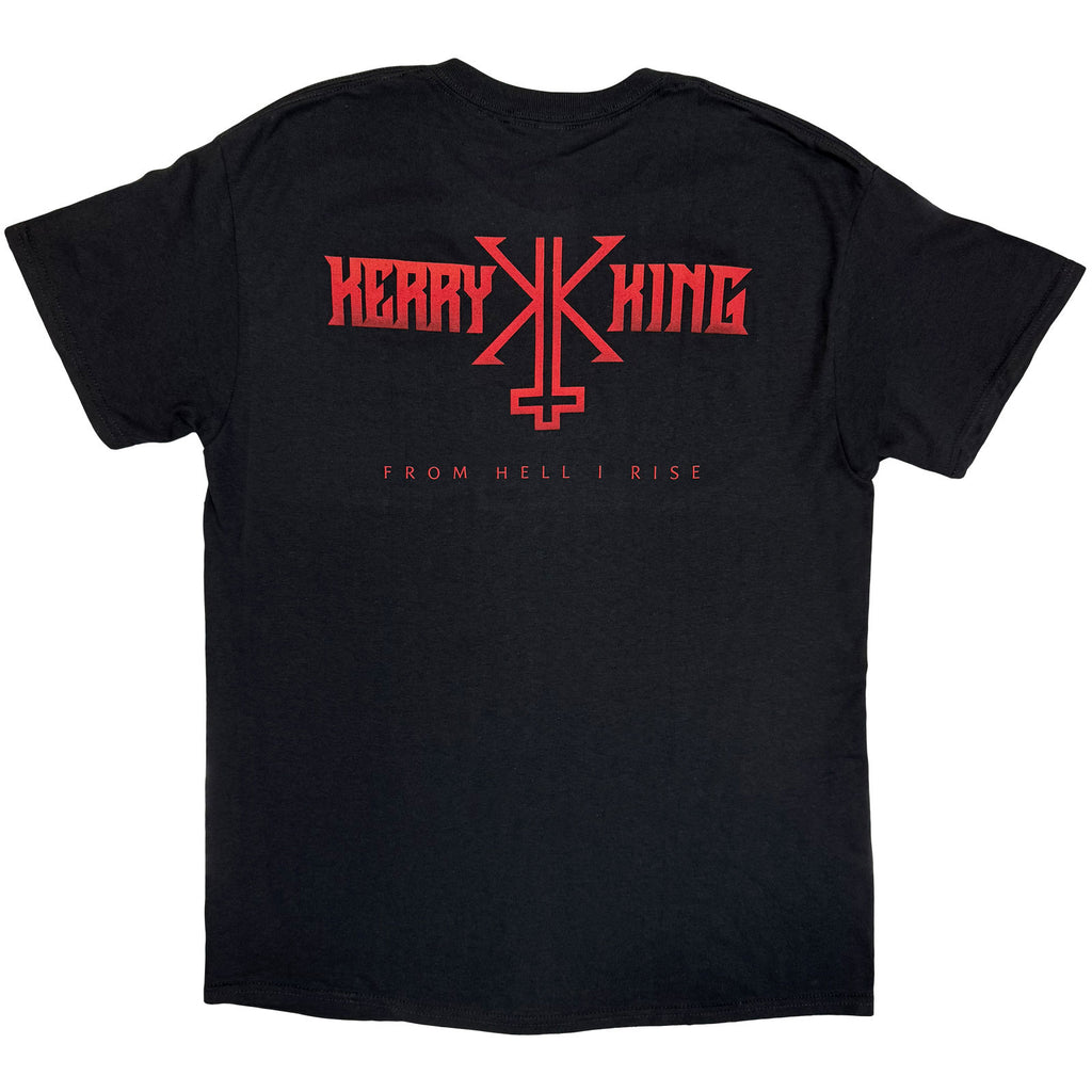 Kerry King Unisex T-Shirt: From Hell I Rise F&B (Black) (Back Print)