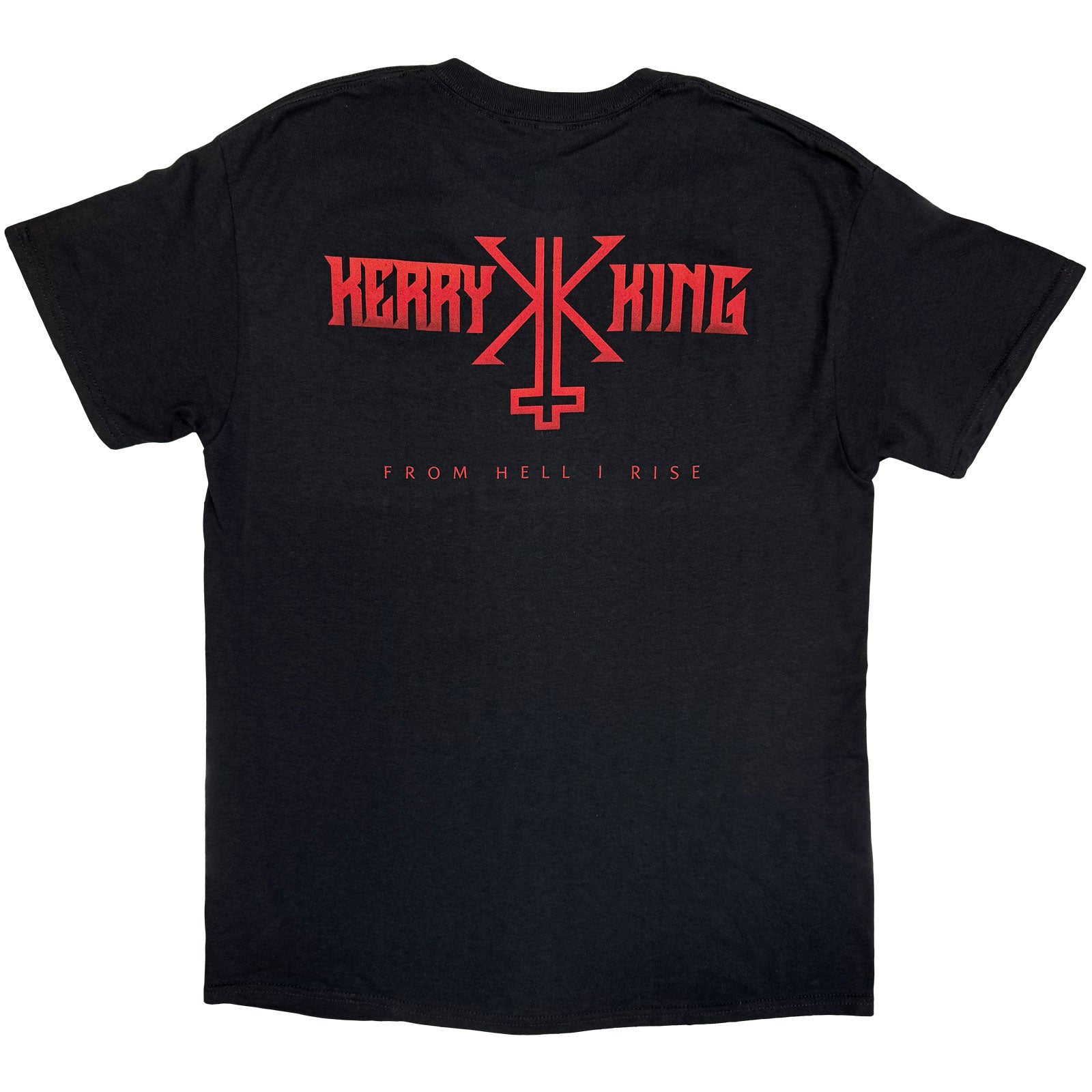 Kerry King Unisex T-Shirt: From Hell I Rise F&B (Black) (Back Print)