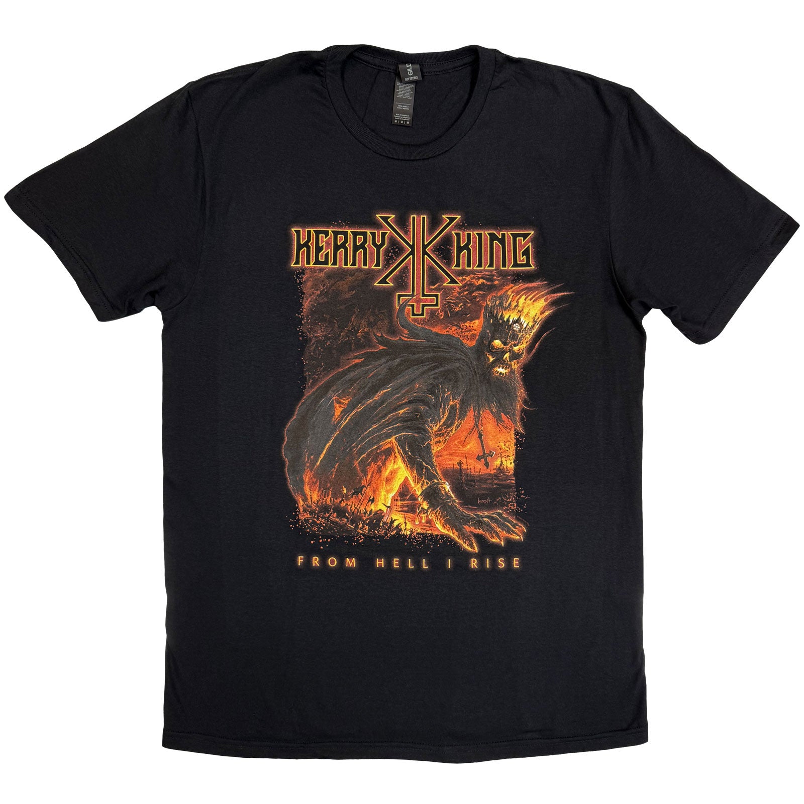 Kerry King Unisex T-Shirt: From Hell I Rise Hell King (Black)