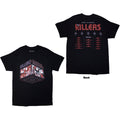 The Killers Unisex T-Shirt: Tour '24 Rebel Diamonds (Black) (Back Print & Ex-Tour)