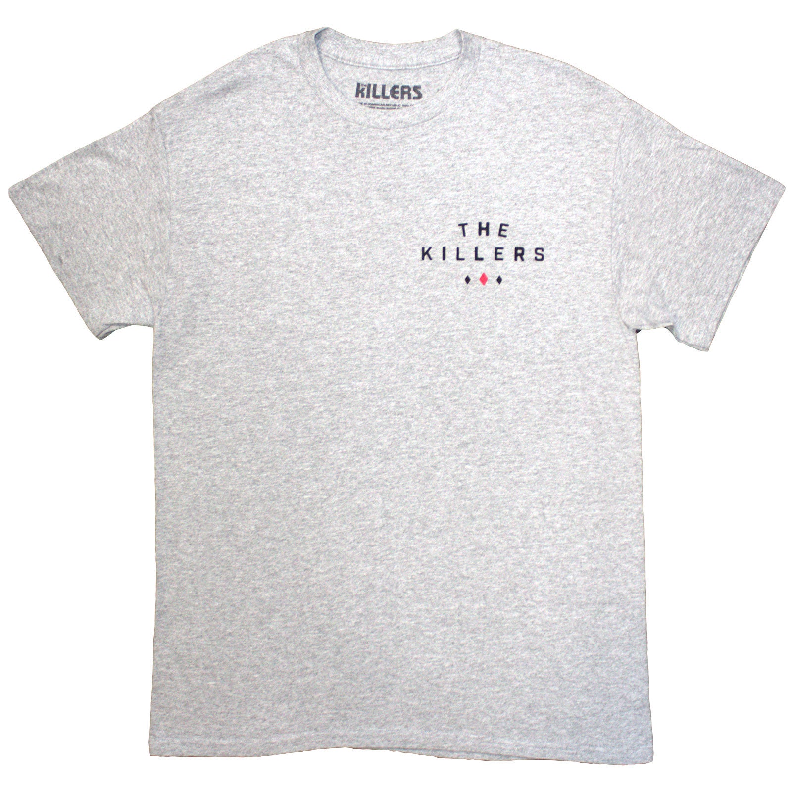 The Killers Unisex T-Shirt: Tour '24 Roulette Wheel (Grey) (Back Print & Ex-Tour)