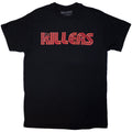 The Killers Unisex T-Shirt: Tour '24 Red Logo (Black) (Ex-Tour)