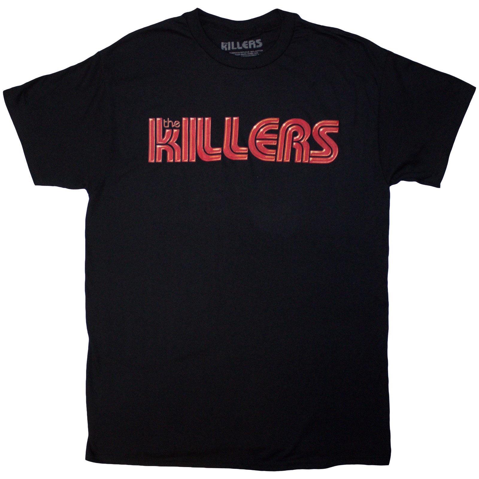 The Killers Unisex T-Shirt: Tour '24 Red Logo (Black) (Ex-Tour)