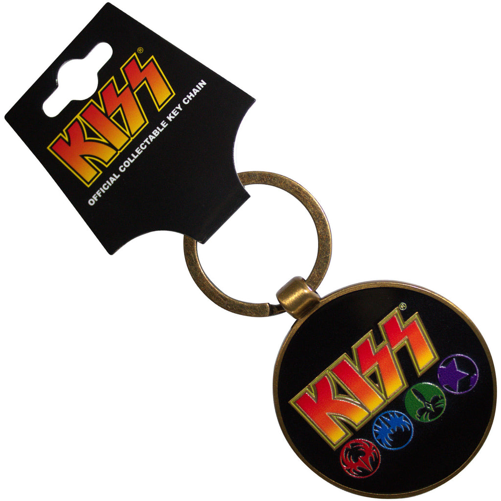 KISS Keychain: Army/Logo & Icons (Double Sided)