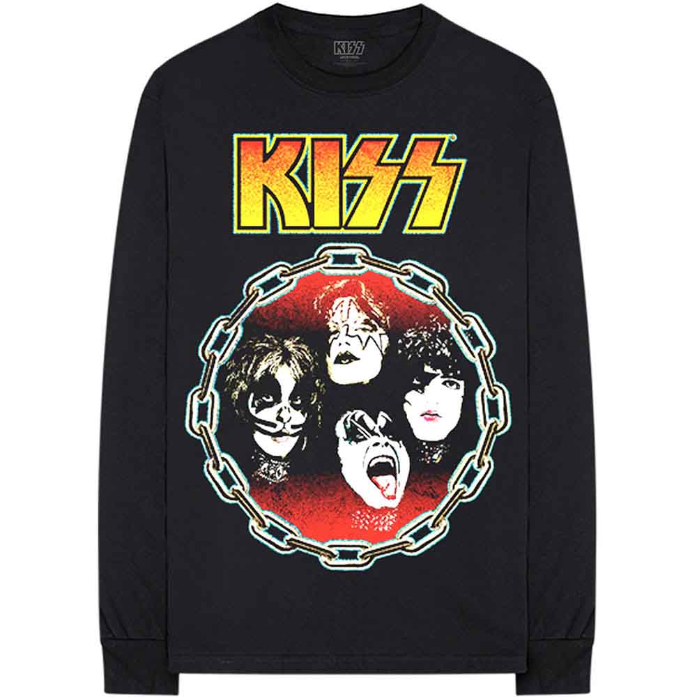 KISS Unisex Long Sleeve T-Shirt: You Wanted The Best (Black) (Back Print)