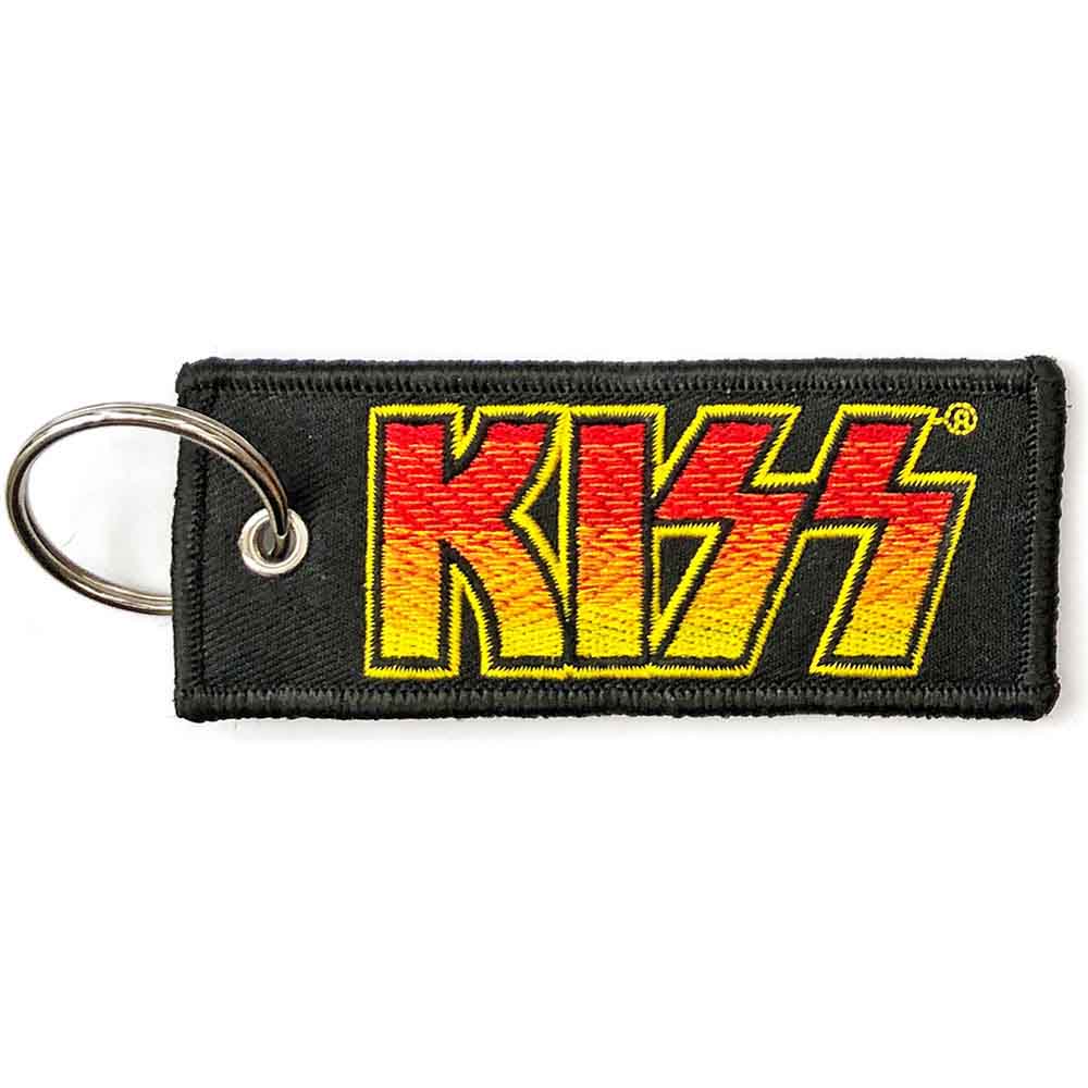 KISS Patch Keychain: Classic Logo (Double Sided)