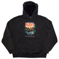 KISS Unisex Stone Wash Pullover Hoodie: Destroyer 3D Logo (Charcoal Grey) (Wash Collection)