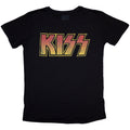 KISS Ladies T-Shirt: Vintage Classic Logo (Black)