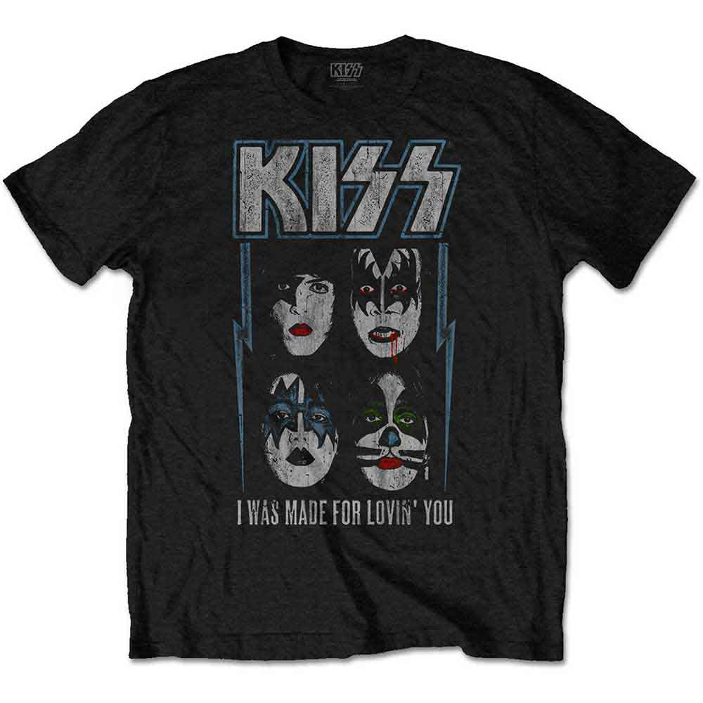 KISS Kids T-Shirt: Made For Lovin' You (Black)