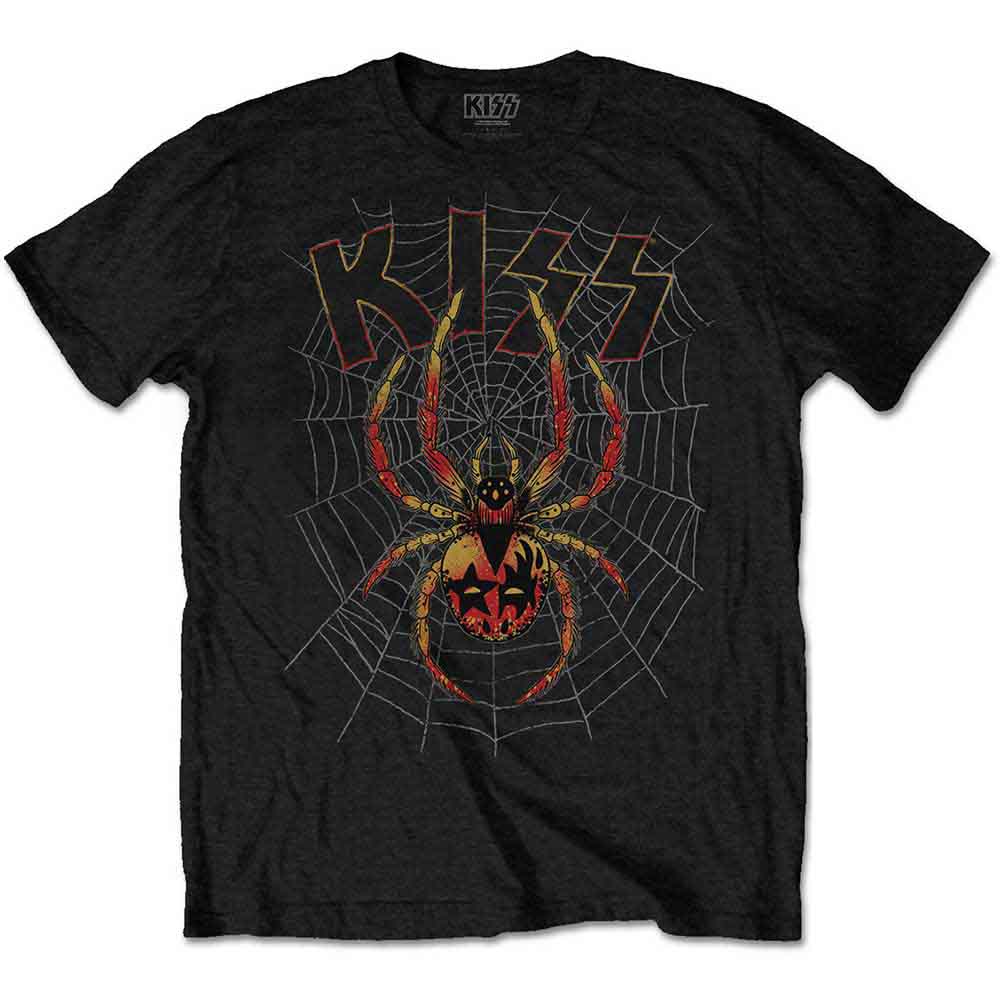 KISS Unisex T-Shirt: Spider (Black)