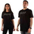 KISS Unisex T-Shirt: Logo (Black) (Embellished)
