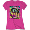 KISS Ladies T-Shirt: Party Every Day (Heliconia Pink)