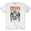 KISS Unisex T-Shirt: World Wide (White)