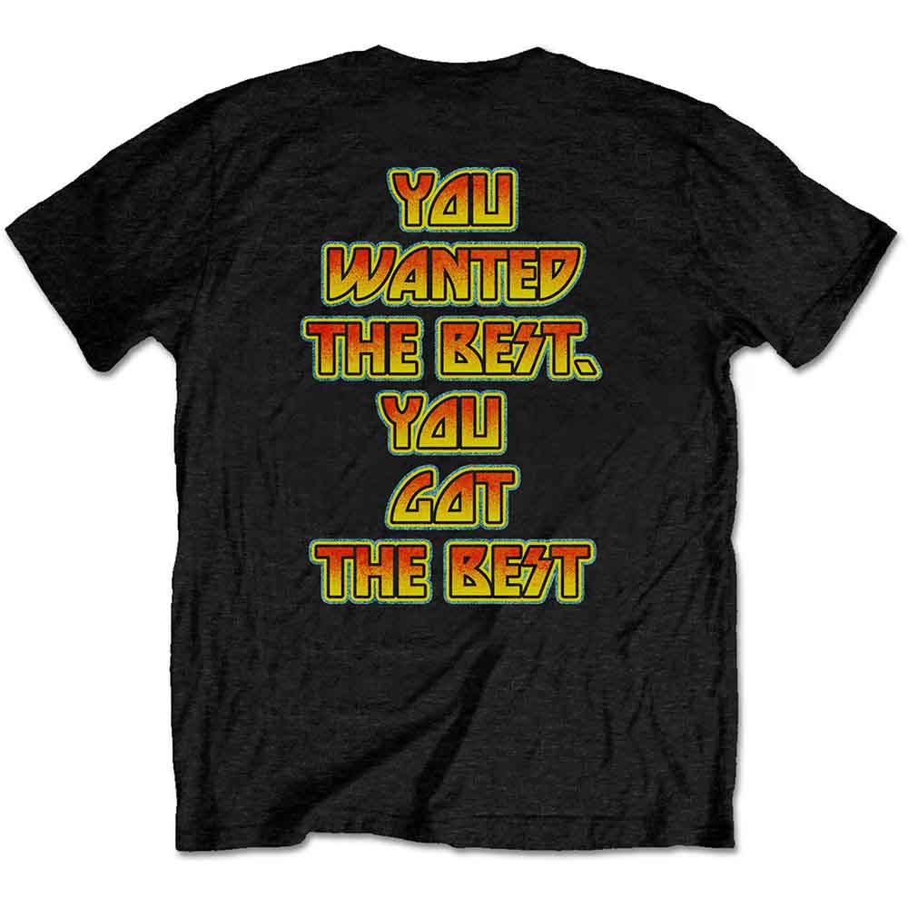 KISS Unisex T-Shirt: You Wanted The Best (Black) (Back Print)