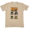 KISS Unisex T-Shirt: Lightning Photo (Sand)