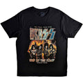 KISS Unisex T-Shirt: End Of The Road Final Tour (Black)