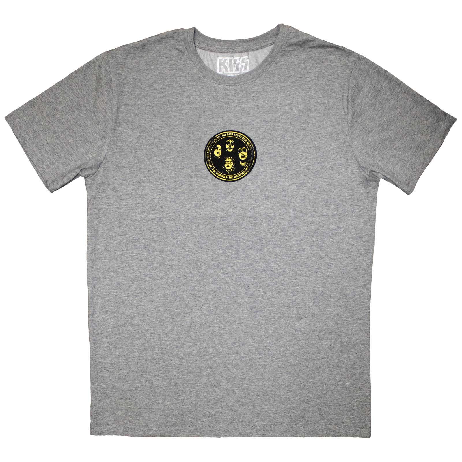 KISS Unisex T-Shirt: Mini Hailing From NYC Logo (Grey)