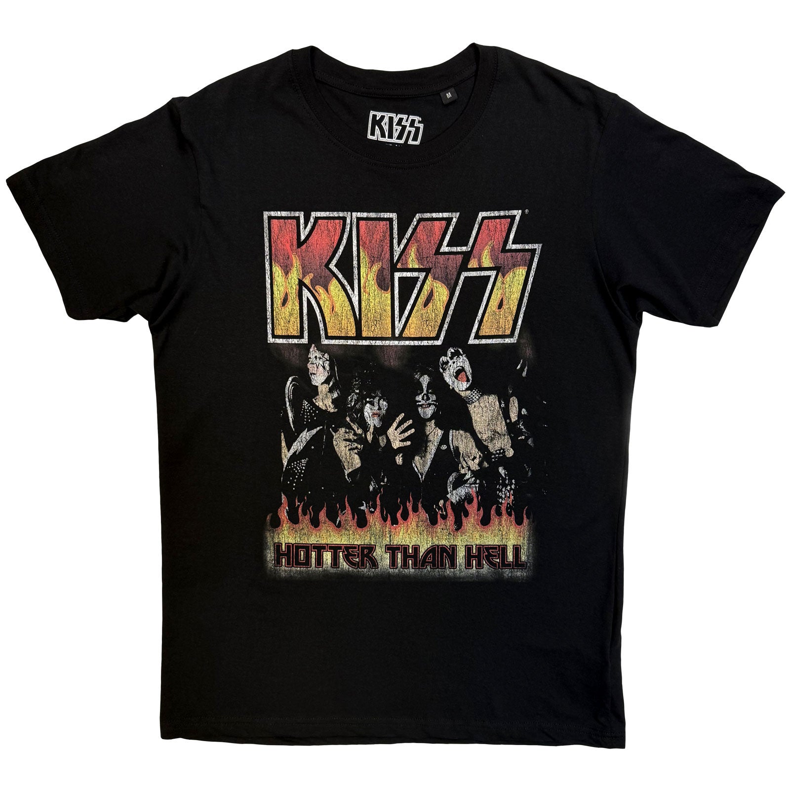 KISS Unisex T-Shirt: Hotter Than Hell (Black)
