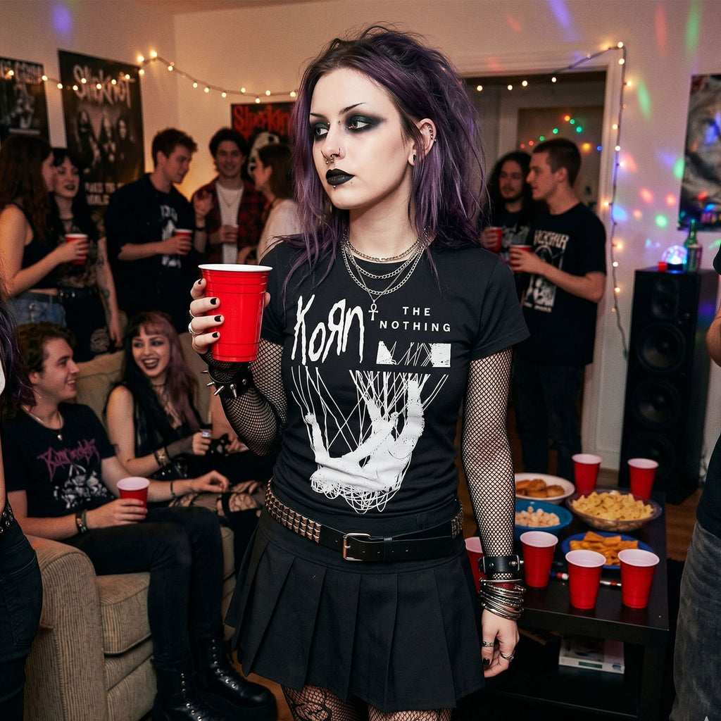 Korn Unisex Premium Carbon T-Shirt: The Nothing (Black)