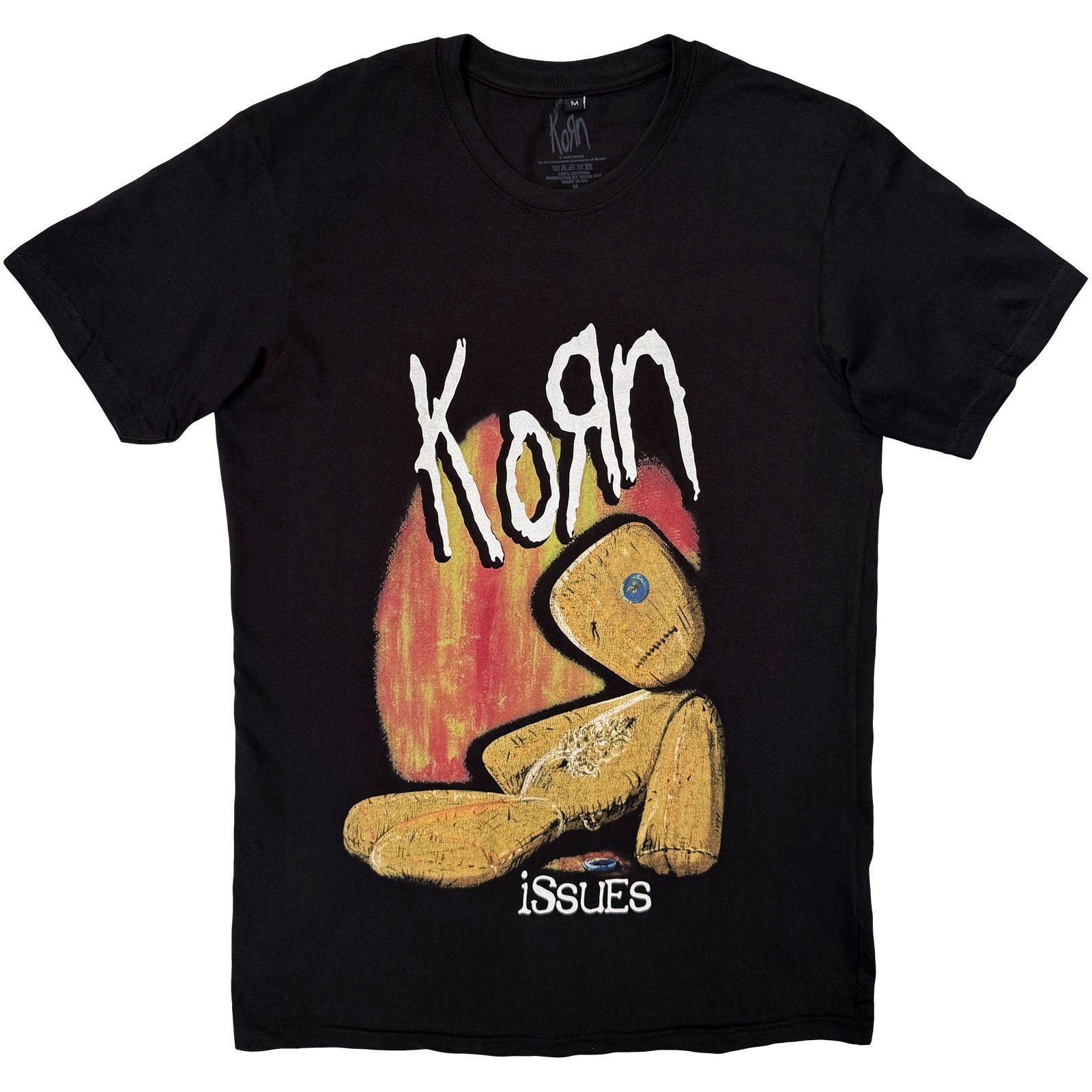 Korn Unisex Premium Carbon T-Shirt: Issues (Black)