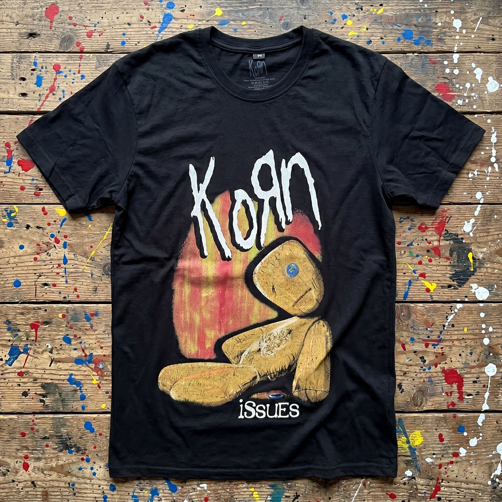 Korn Unisex Premium Carbon T-Shirt: Issues (Black)