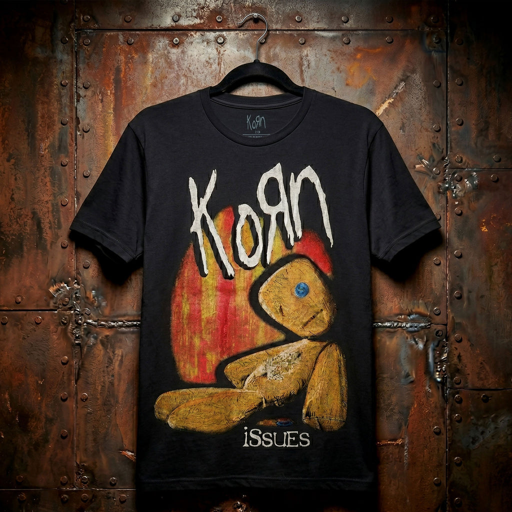 Korn Unisex Premium Carbon T-Shirt: Issues (Black)