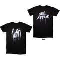 Korn Ladies T-Shirt Dress: Still A Freak (Black) (Back Print)