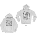 Korn Unisex Pullover Hoodie: Requiem (White) (Back Print)