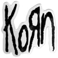 Korn Woven Patch: Black Logo