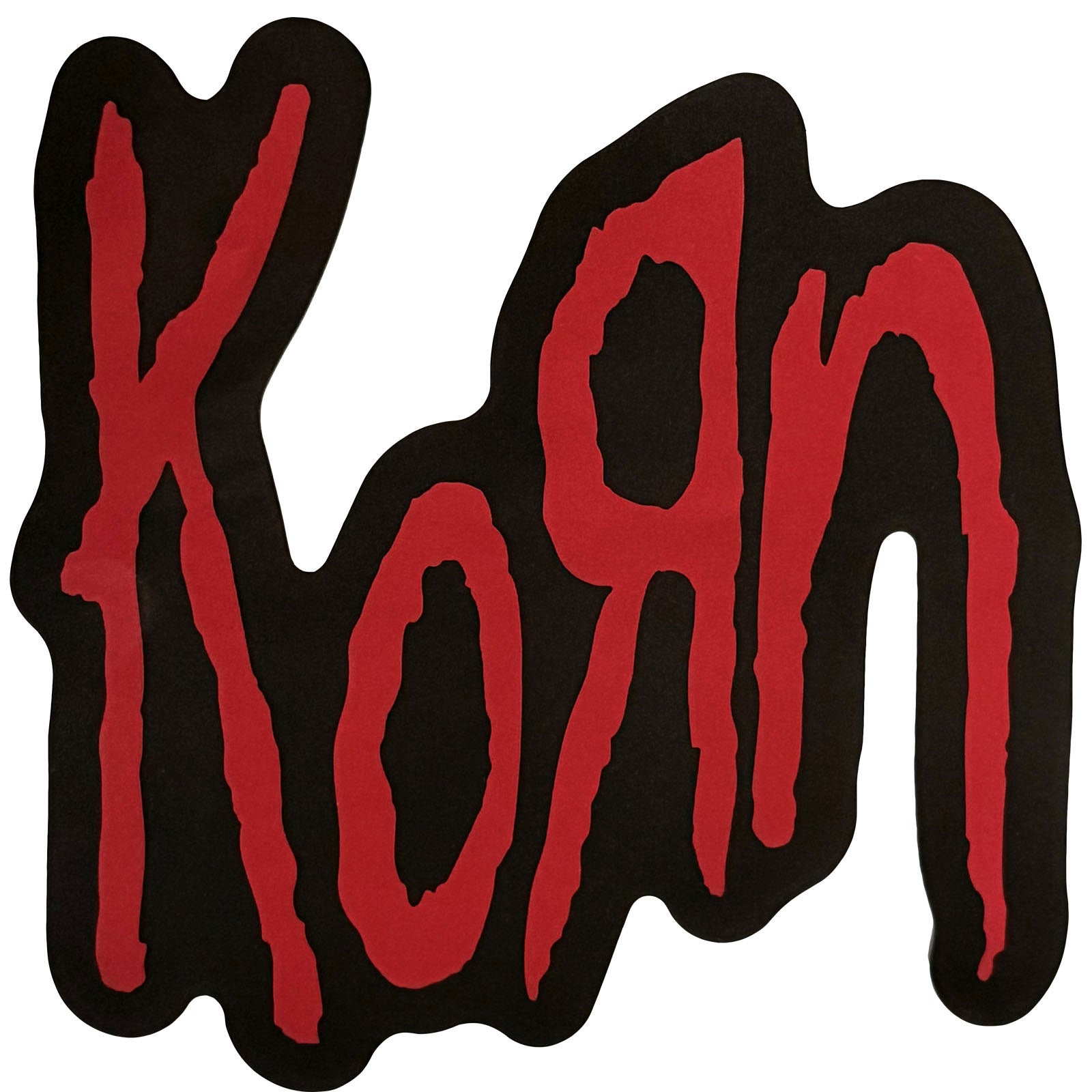 Korn Sticker: Red Logo