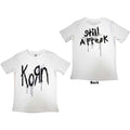 Korn Ladies T-Shirt: Still A Freak (White) (Back Print)