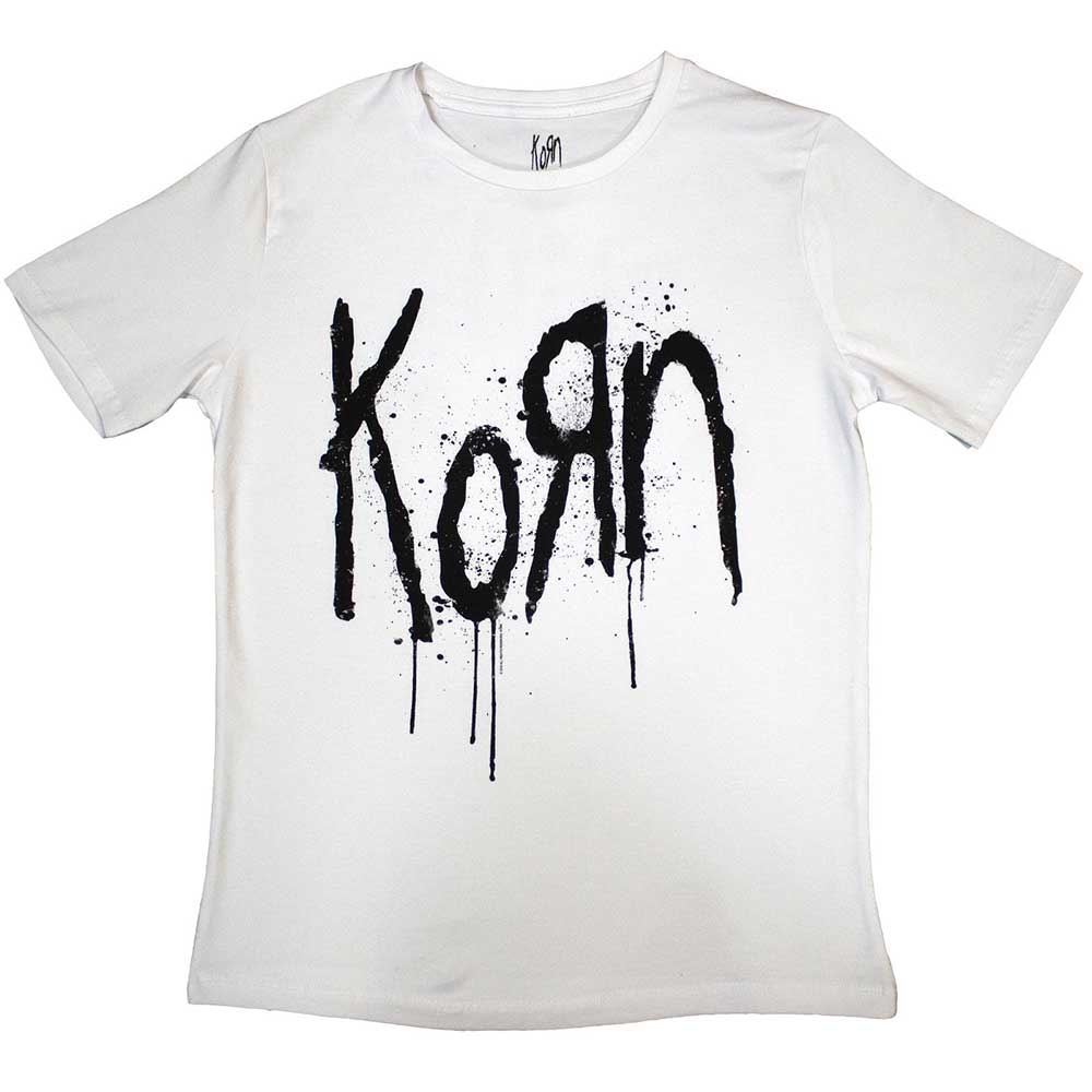 Korn Ladies T-Shirt: Still A Freak (White) (Back Print)