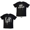 Korn Unisex T-Shirt: Still A Freak (Black) (Back Print)