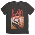 Korn Unisex T-Shirt: Shadow Playground (Black Wash) (Wash Collection)