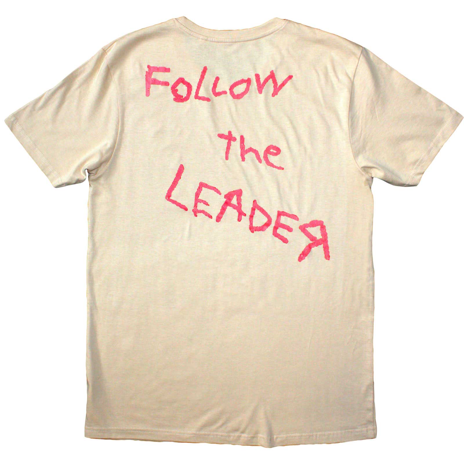 Korn Unisex T-Shirt: Follow The Leader Hopscotch (Sand) (Back Print)