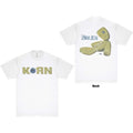 Korn Unisex T-Shirt: Doll Issues (White) (Back Print)