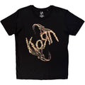 Korn Unisex T-Shirt: Skeleton Hands (Black)