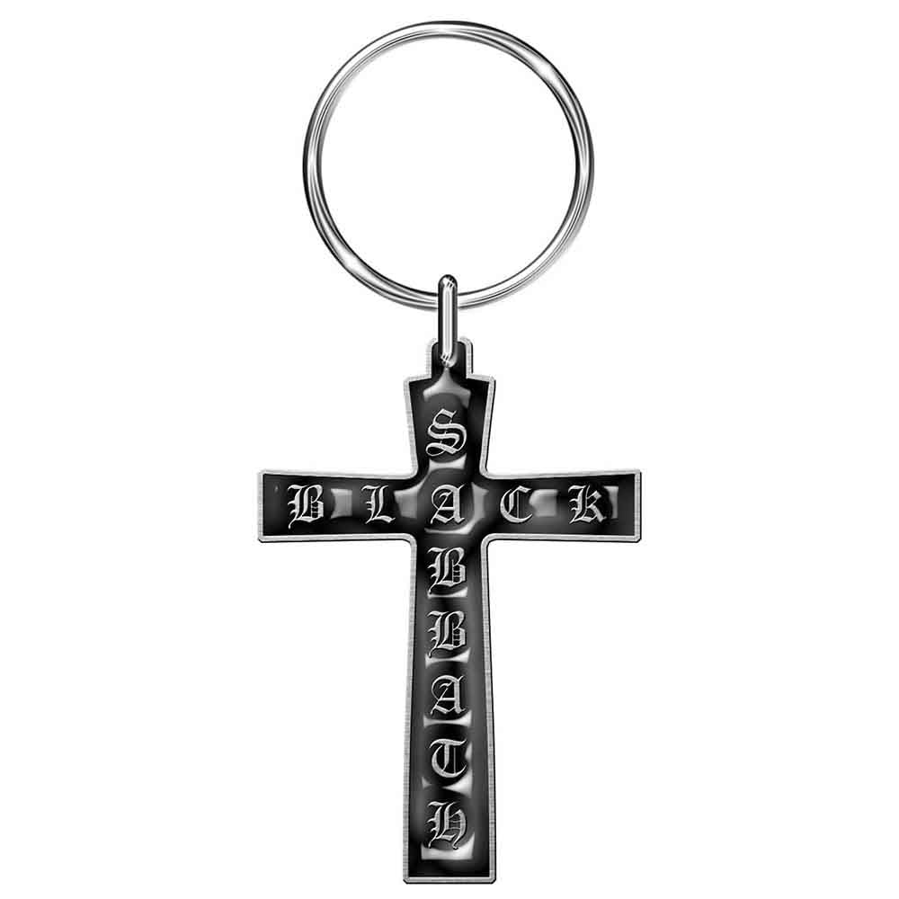 Black Sabbath Keychain: Cross 2
