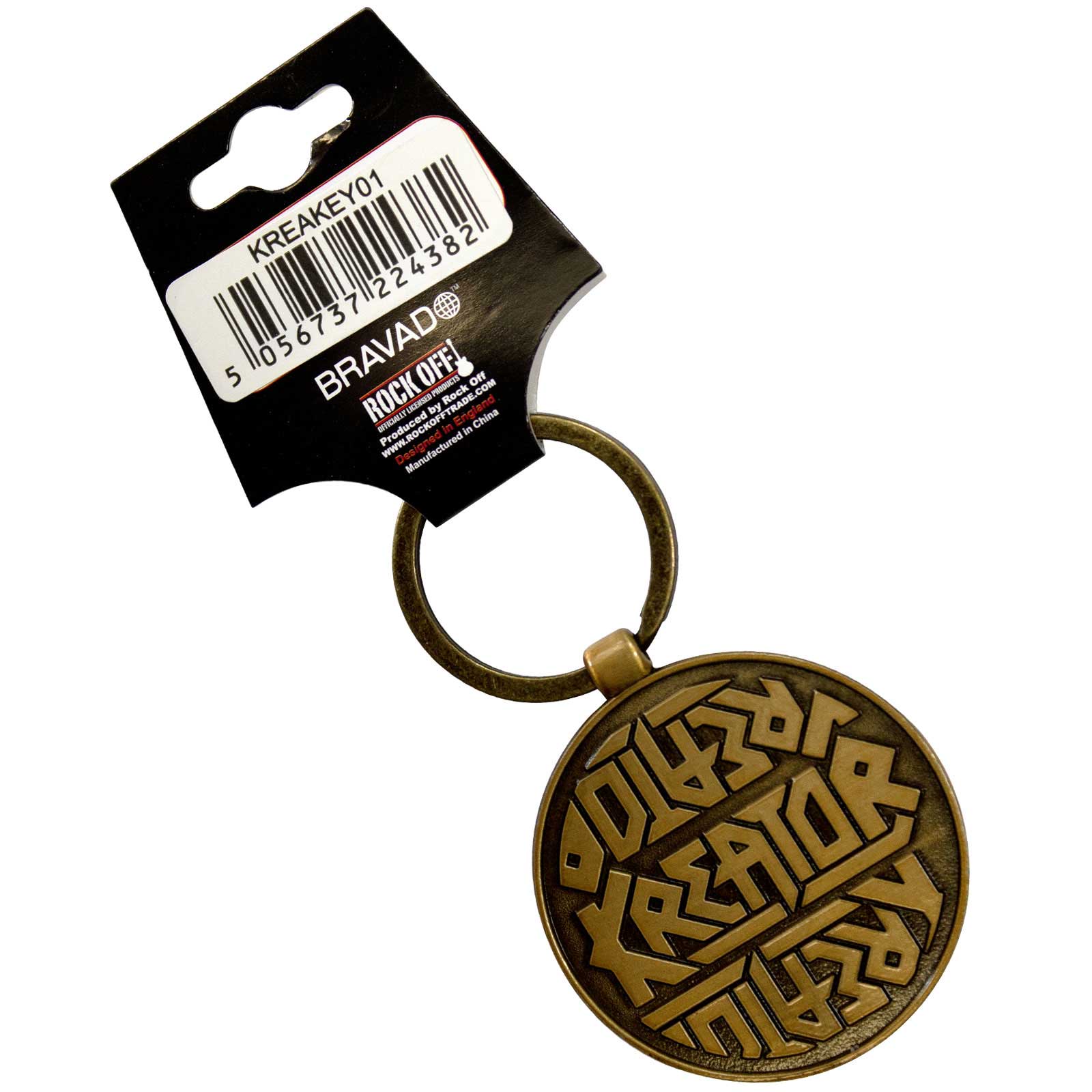 Kreator Keychain: Satan Is Real Emblem (Double Sided)