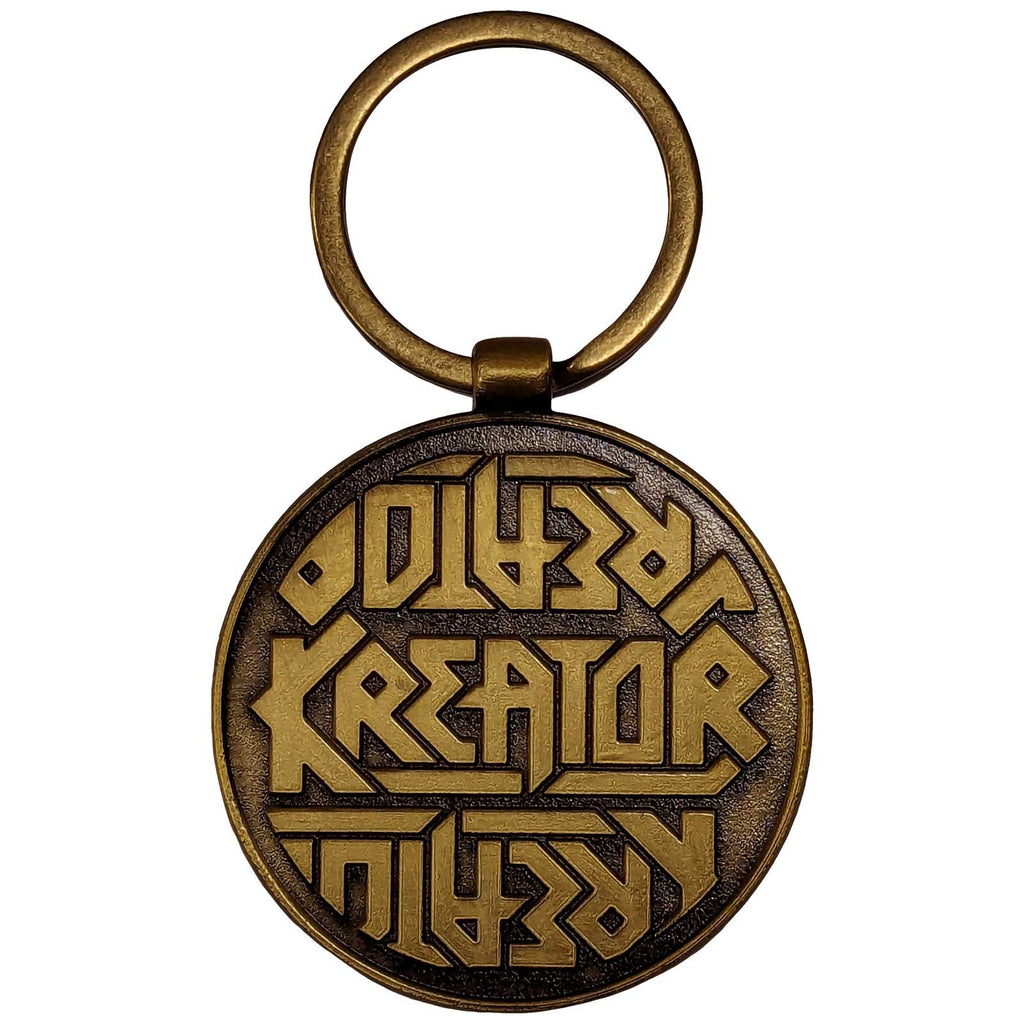 Kreator Keychain: Satan Is Real Emblem (Double Sided)