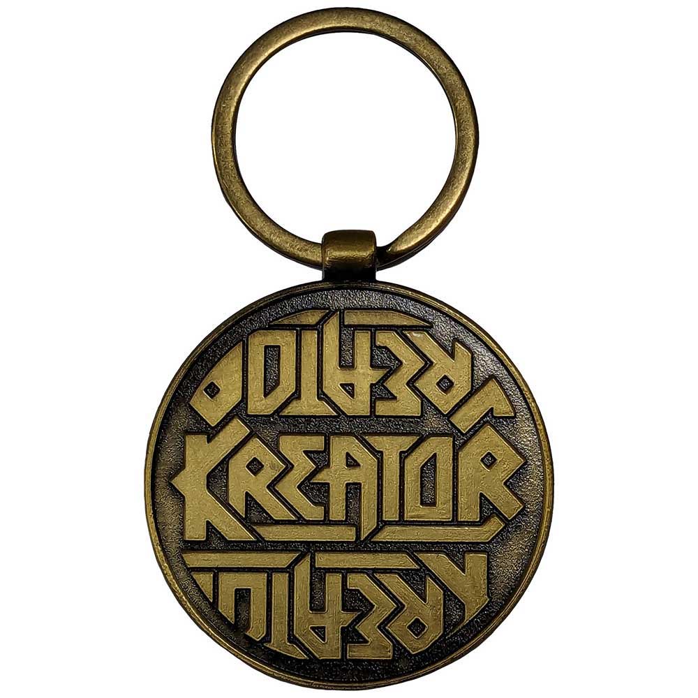 Kreator Keychain: Satan Is Real Emblem (Double Sided)